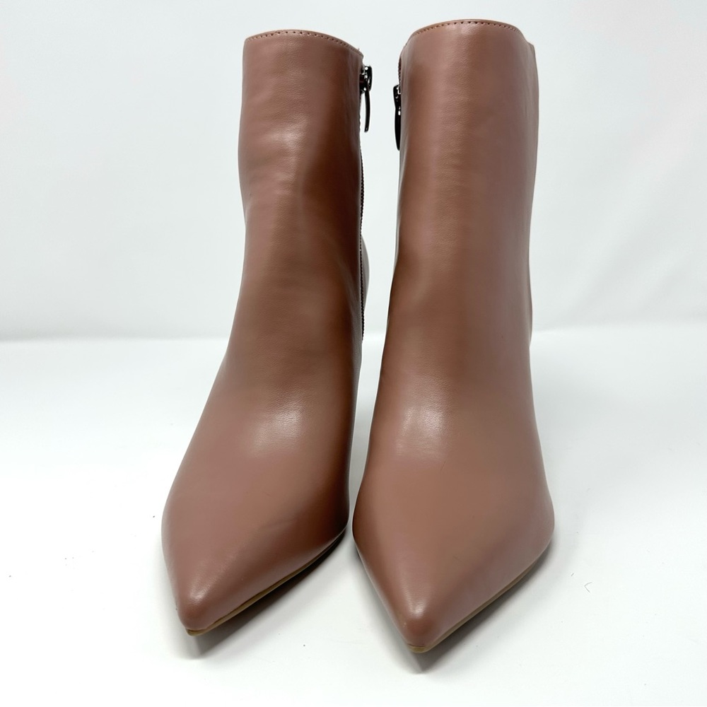 Nine West NWOT Womens Pink Farrah Pointed Toe Stiletto Booties size 7 7.5 - Picture 12 of 12